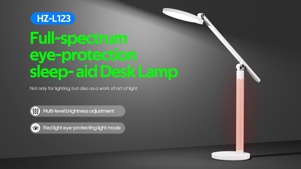 HZ – L123 Full – Spectrum Eye – Protection & Sleep – Aid LED Desk Lamp