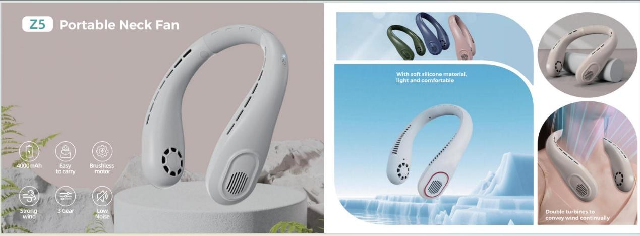 Z5 Portable Neck Fan