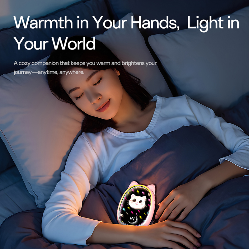 Graphene Mini Hand Warmer HZ-N11 – 3s Rapid Heating, LED Display, Large Battery & Gift-Friendly Design
