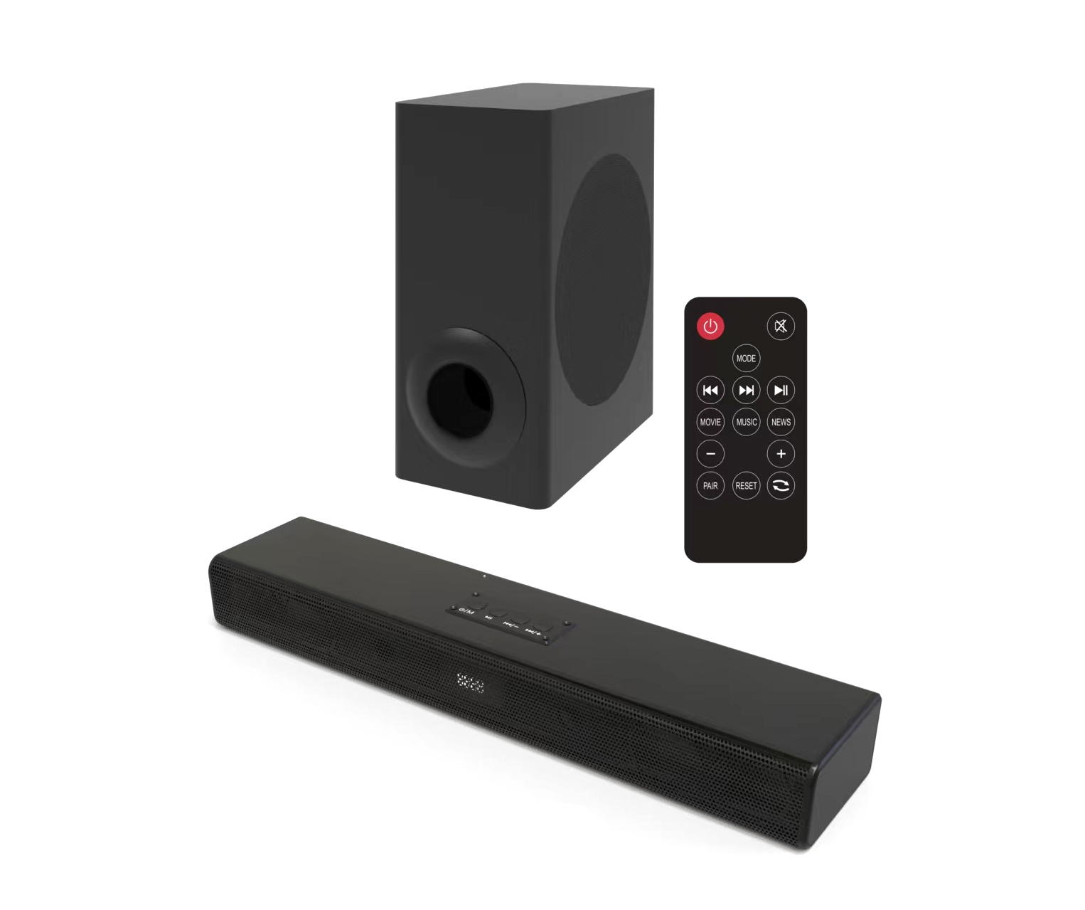 HZ-B257 | High Power Bluetooth Speaker Soundbar with Subwoofer, Deep Bass, Home Theater Wireless Speaker