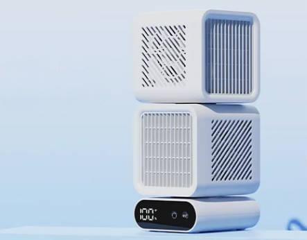 Leafless Desktop Fans for Modern Spaces