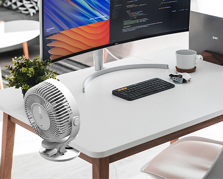 Desktop Fan Combines Minimalist Design and Quiet Performance