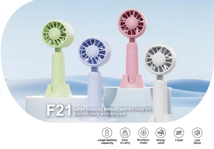 Compact, Powerful, and Quiet: The Portable Handheld Fan Designed for Daily Use
