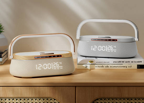 Simplify Your Space with HUAZENG’s Bluetooth Speaker & Wireless Charger in One Simplify Your Space with HUAZENG’s Bluetooth Speaker & Wireless Charger in One