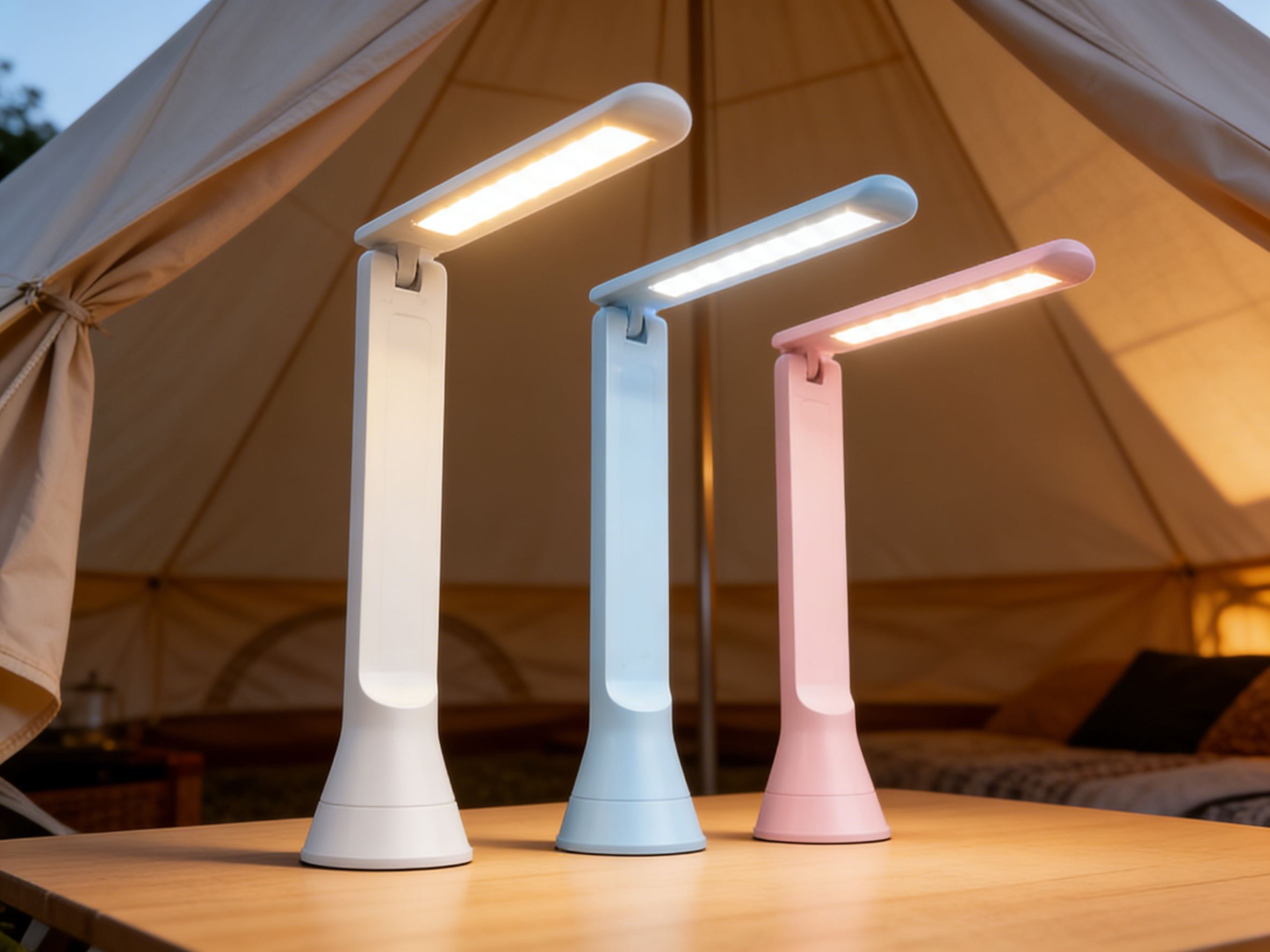 2-in-1 LED Lamp with three color temperature