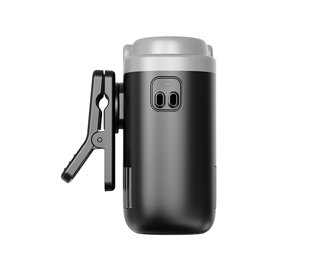 HZ-F9 | Portable Waist Clip Fan with 4000mAh Battery, 100-Level Stepless Speed, Outdoor Hands-Free Cooling Fan