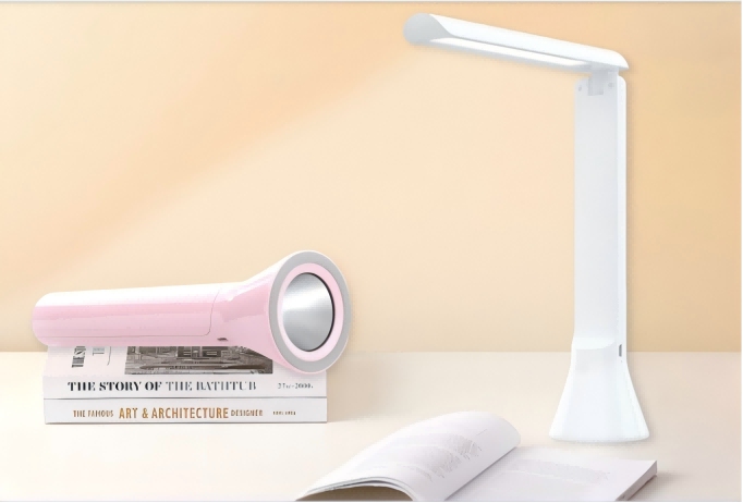 HZ-Y21 2-in-1 LED Table Lamp with Flashlight