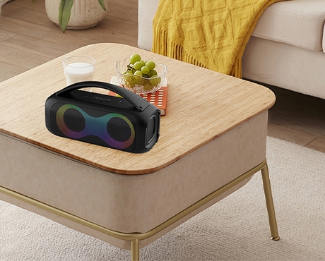 HUAZENG HZ-A12 Bluetooth Speaker Review: 30W Powerful Sound & RGB Party Lights All in One