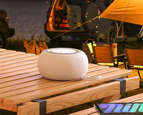 Light Up Your Music HUAZENG HZ-B299 Portable Bluetooth Speaker with RGB Lighting, TWS Stereo & Dual 5W Sound