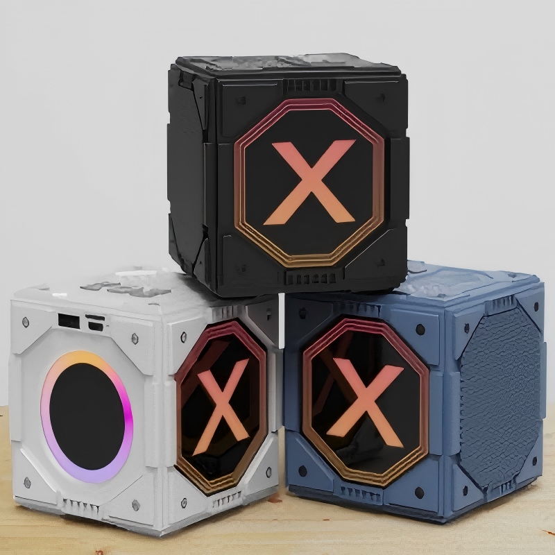 Portable RGB Cube Bluetooth Speaker – Discover the HUAZENG HZ-B291 for Home, Office & Outdoor Music