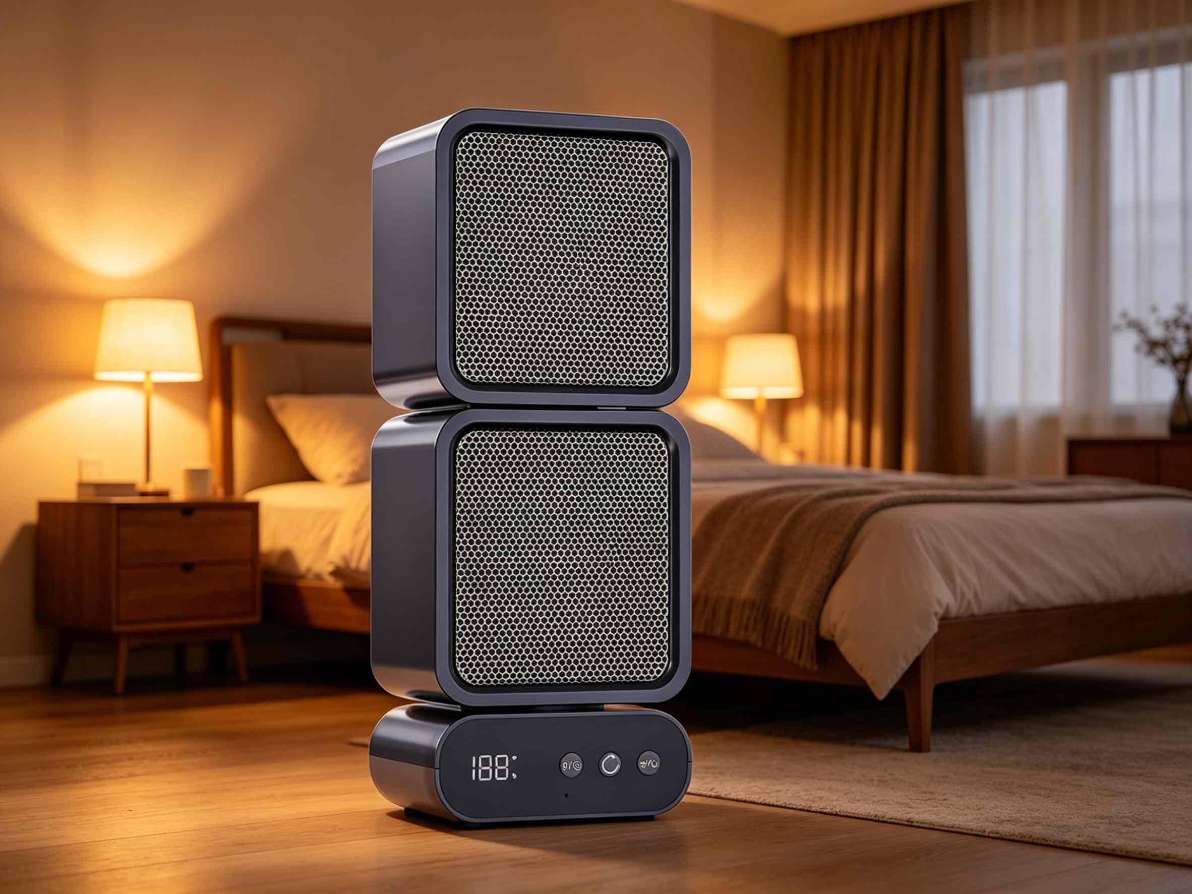 Dual Head, Voice Control & 180° Oscillation