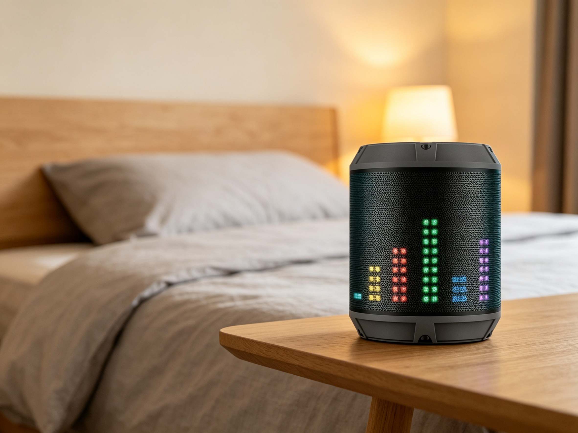 HZ-H5 Portable Bluetooth 5.1 Speaker with DIY LED Display