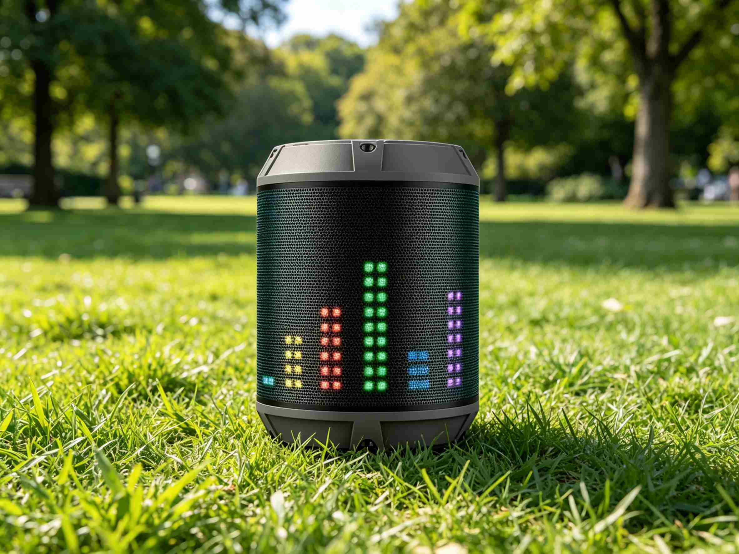 Lightweight HZ-H5 Bluetooth speaker portable outdoor leisure music playing scene