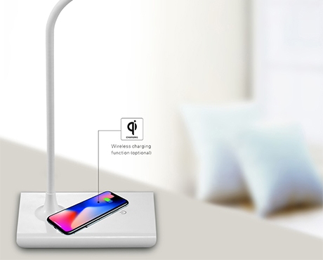 HZ-X8E LED Desk Lamp with Wireless Charging