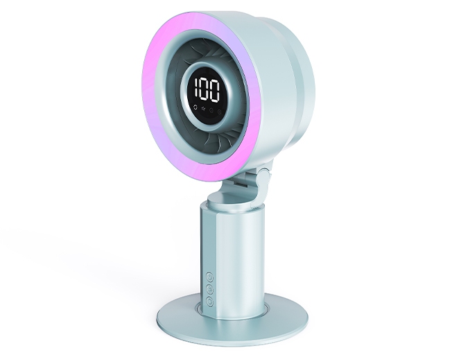 Desktop Fan with RGB Light